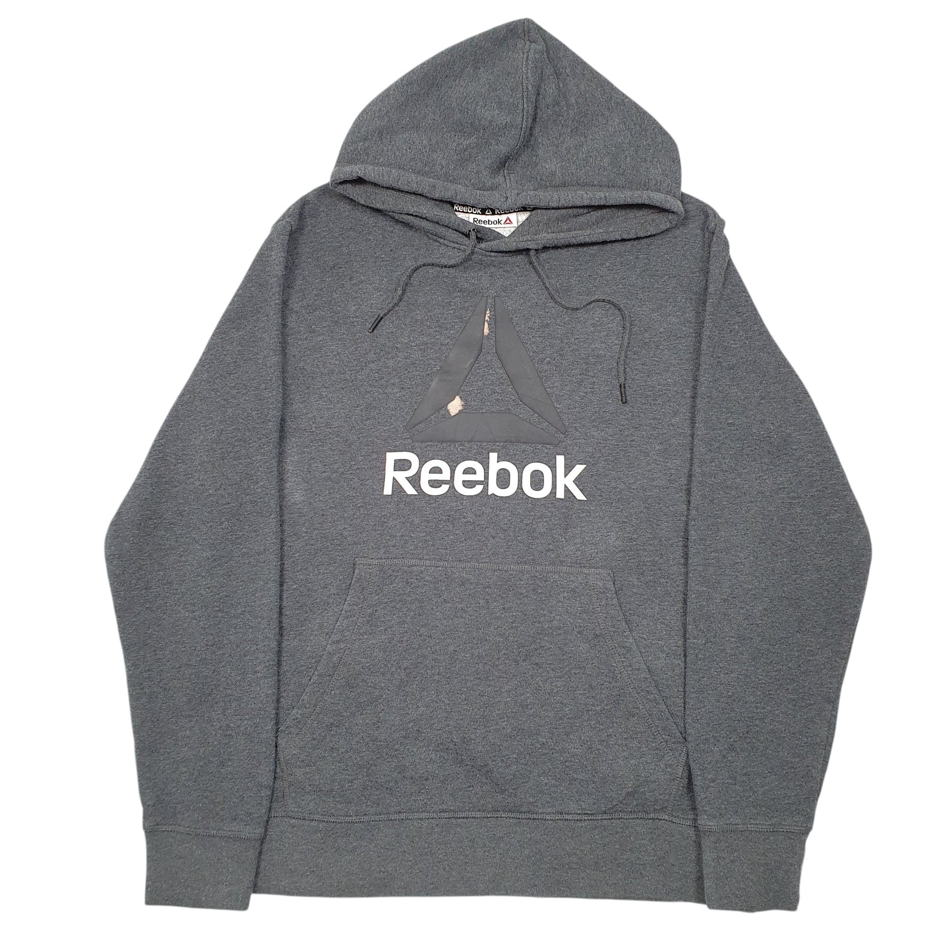 Mens Grey Reebok  Hoodie Jumper