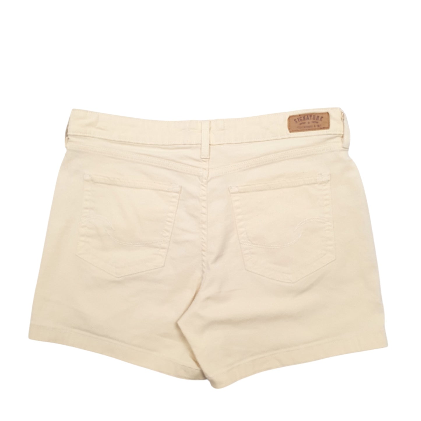 Womens Beige Levis Signature Denim Shorts