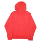 Mens Red Nike Swoosh Print Hoodie Jumper