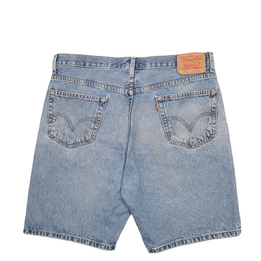 Mens Blue Levis Denim Jeans Jorts 505 Regular Denim Shorts