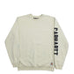 Mens Green Carhartt Spellout Crewneck Jumper