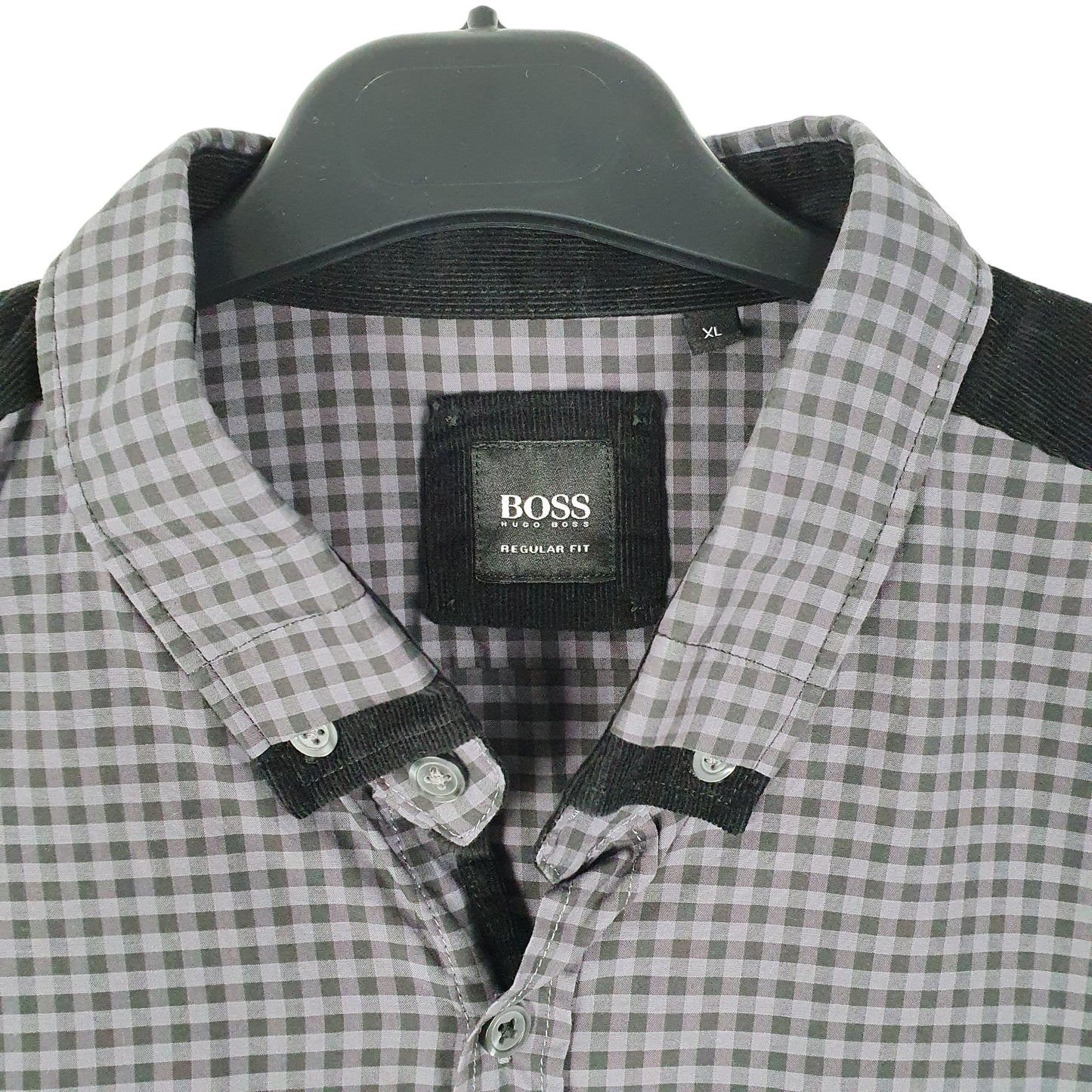 Mens Grey Hugo Boss  Long Sleeve Shirt