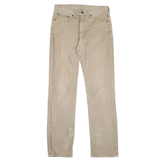 Mens Beige Levis  Corduroy Trousers