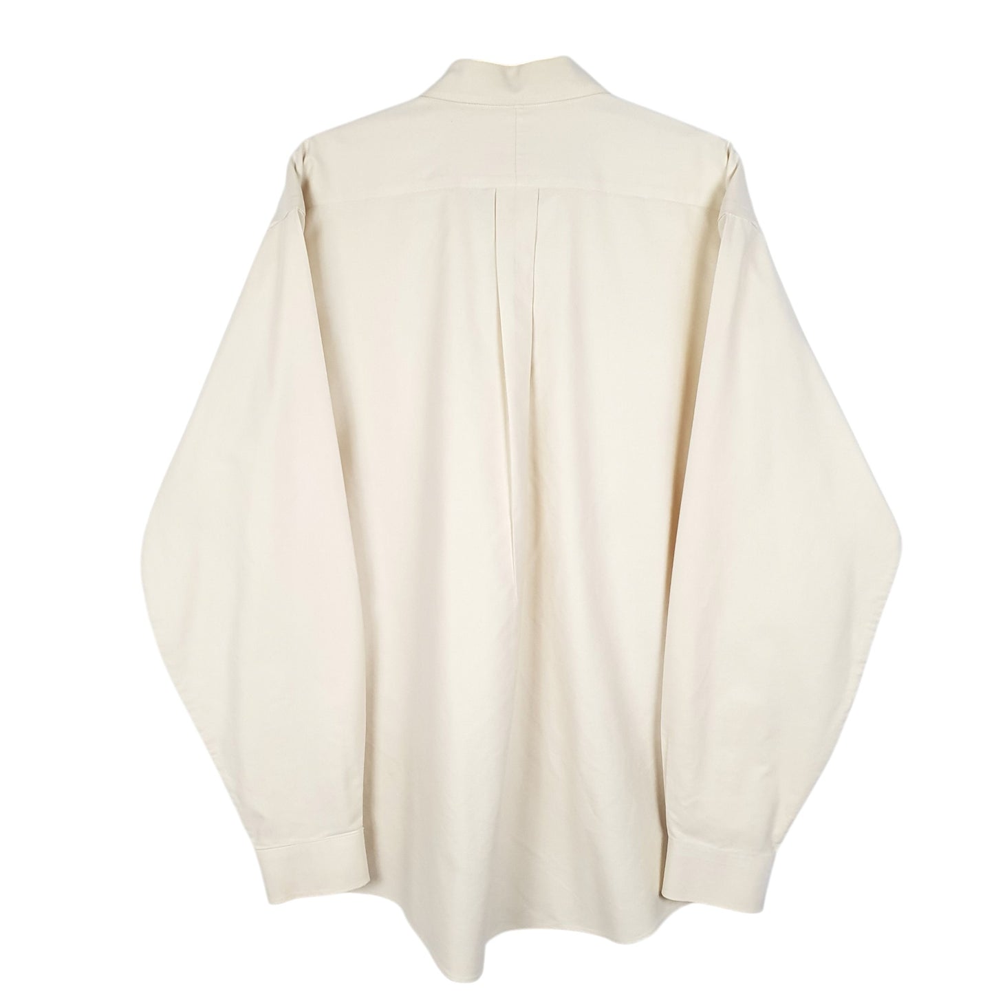 Mens Yellow L.L.Bean Oxford Long Sleeve Shirt