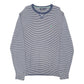 Mens Navy Nautica Knit Striped Sweater Crewneck Jumper