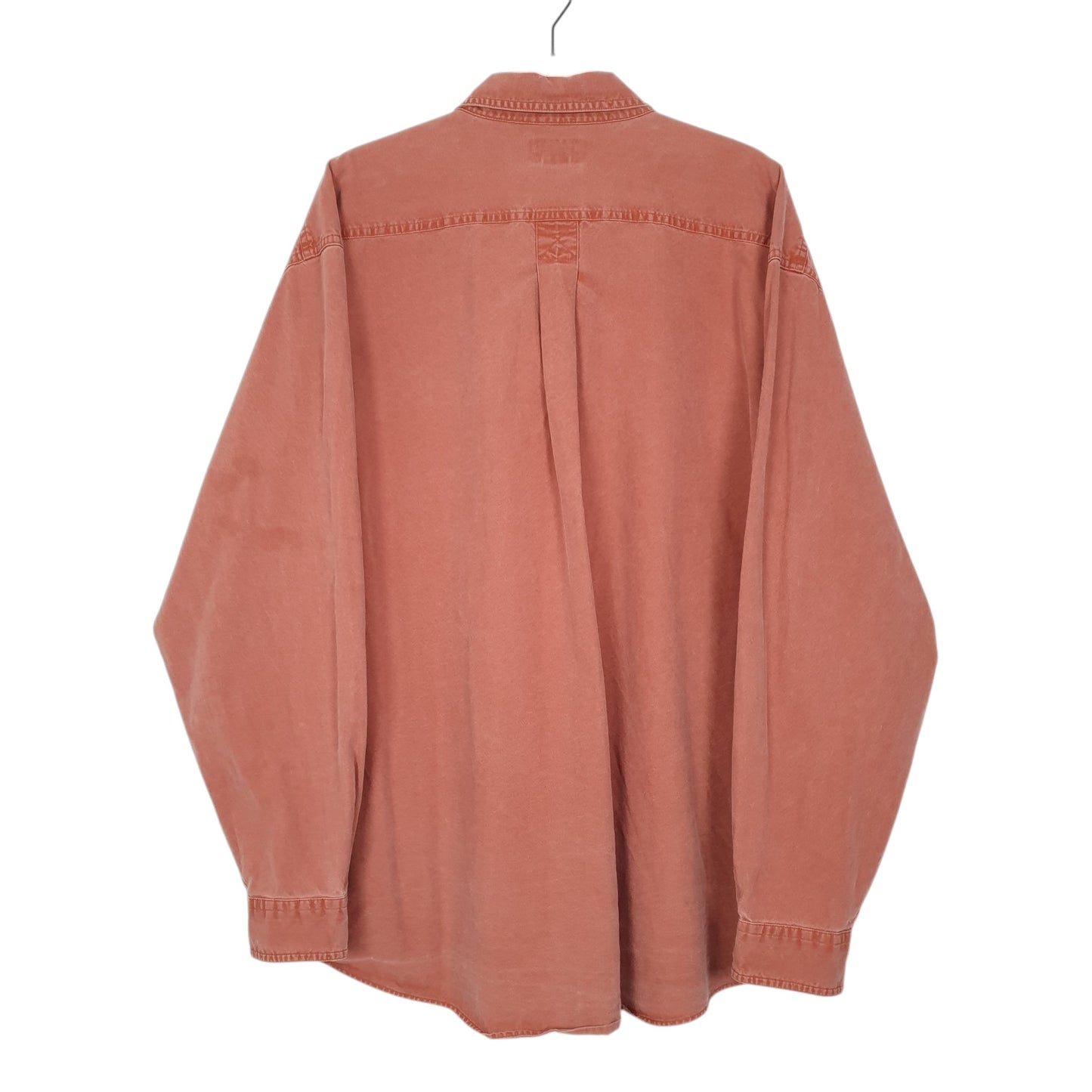 Mens Red L.L.Bean Overshirt Long Sleeve Shirt