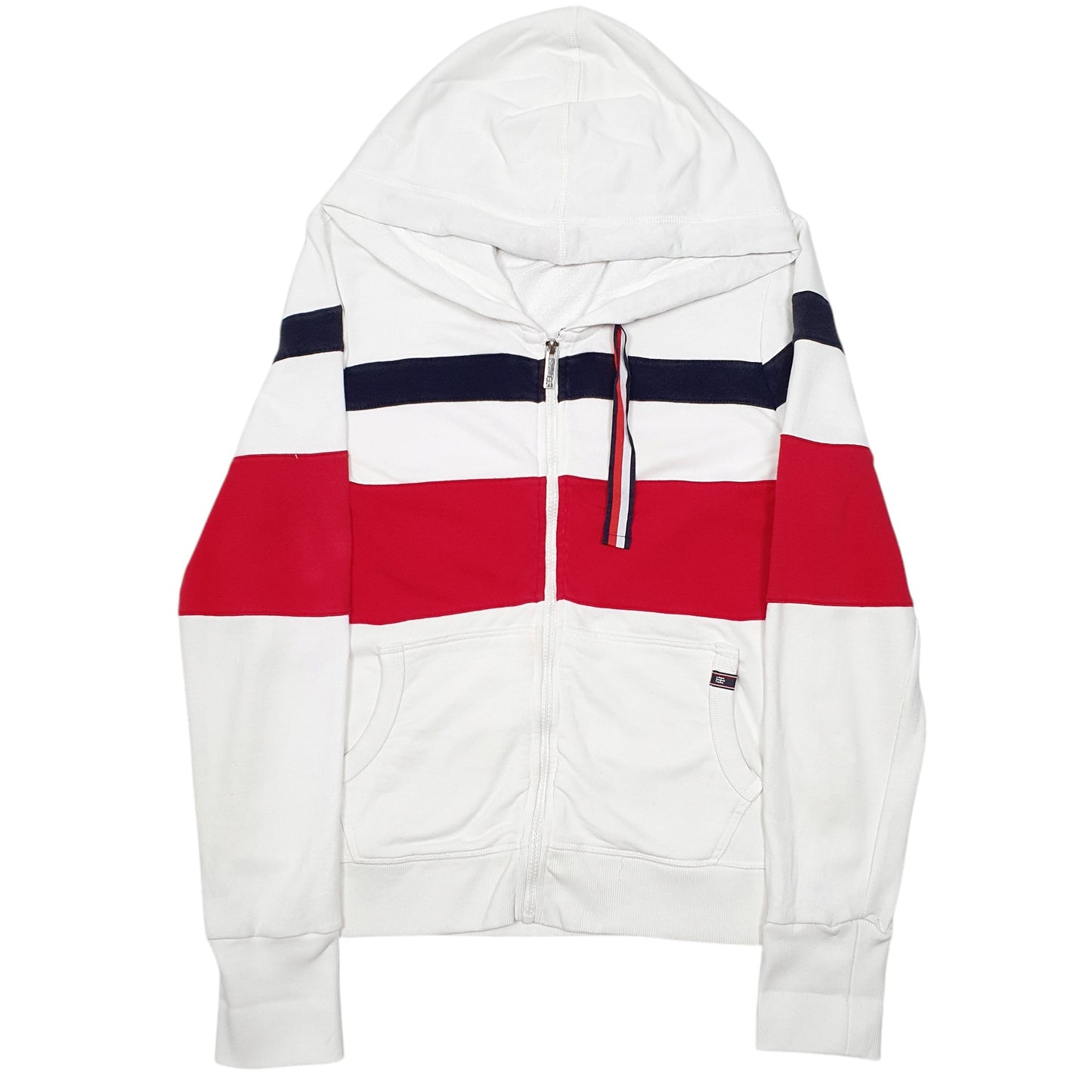 Womens White Tommy Hilfiger  Full Zip Jumper