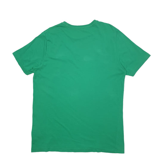 Mens Green Puma  Short Sleeve T Shirt