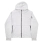 Mens Grey Adidas Hoodie Full Zip Jumper