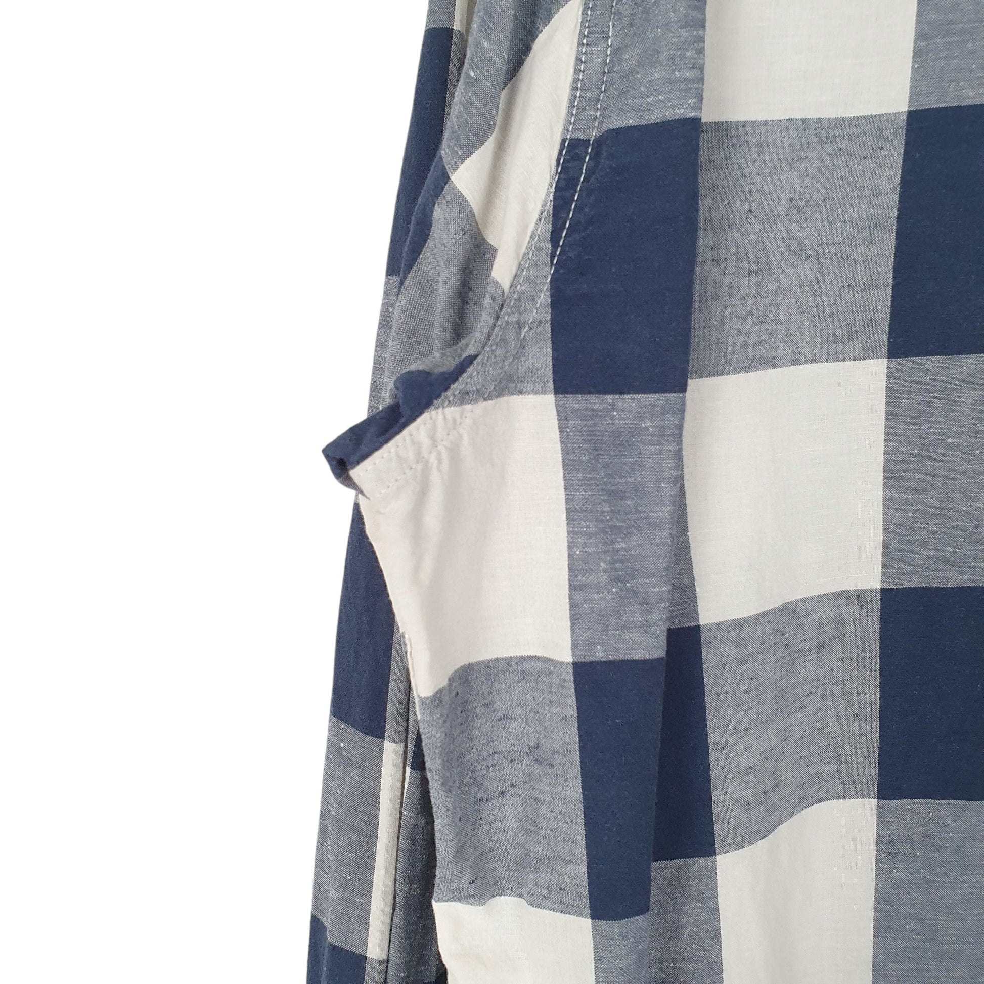 Mens Navy Levis Western Cowboy Pearl Snap Long Sleeve Shirt