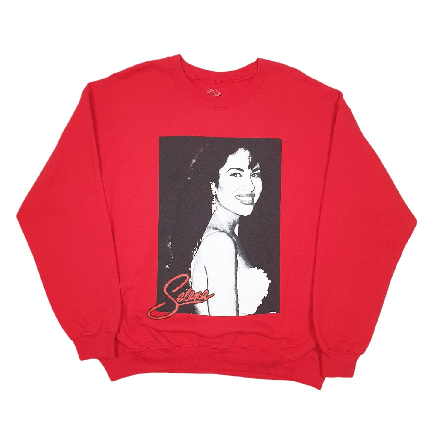 Mens Red Official Selena Merchandise Singer Pop Star 90s Crewneck Jumper