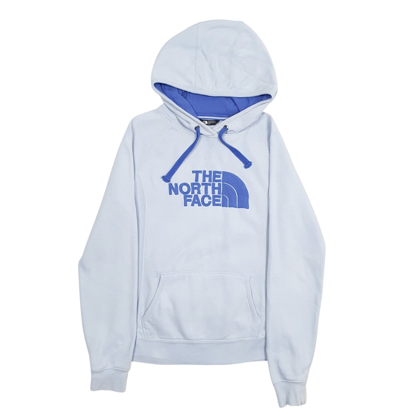 Womens Blue The North Face Spellout Hoodie Jumper