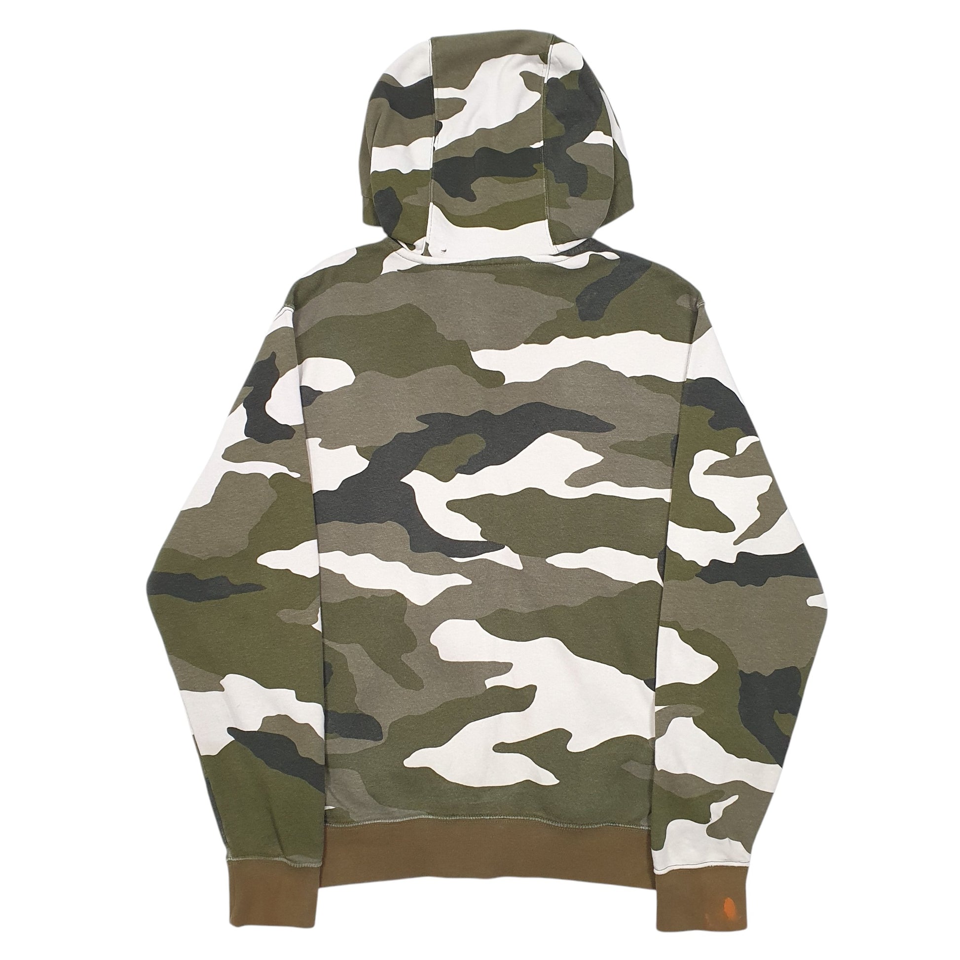 Mens Khaki Nike Hoodie Camouflage Full Zip Jumper