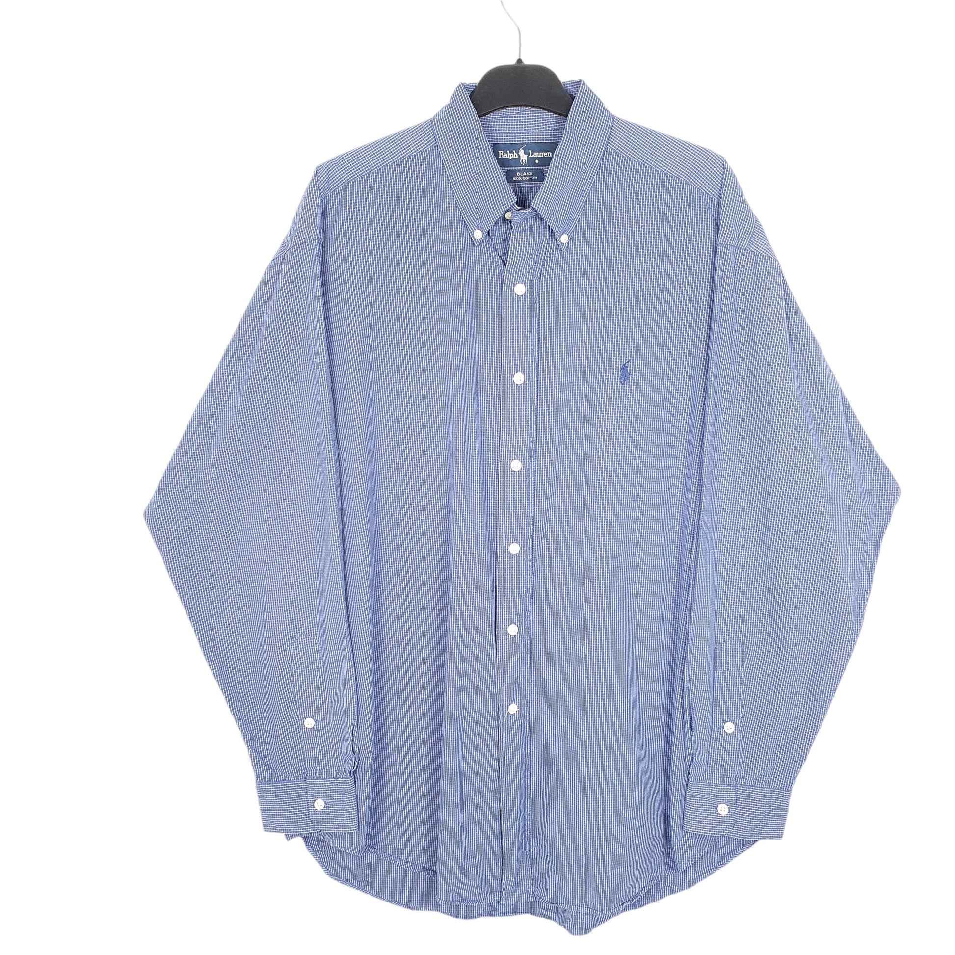 Mens Blue Ralph Lauren  Long Sleeve Shirt