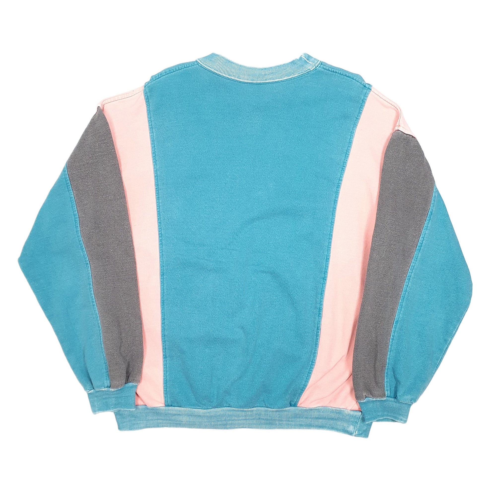 Mens Turquoise Rusty Vintage Just Surf Surfing Fader 90s Crewneck Jumper
