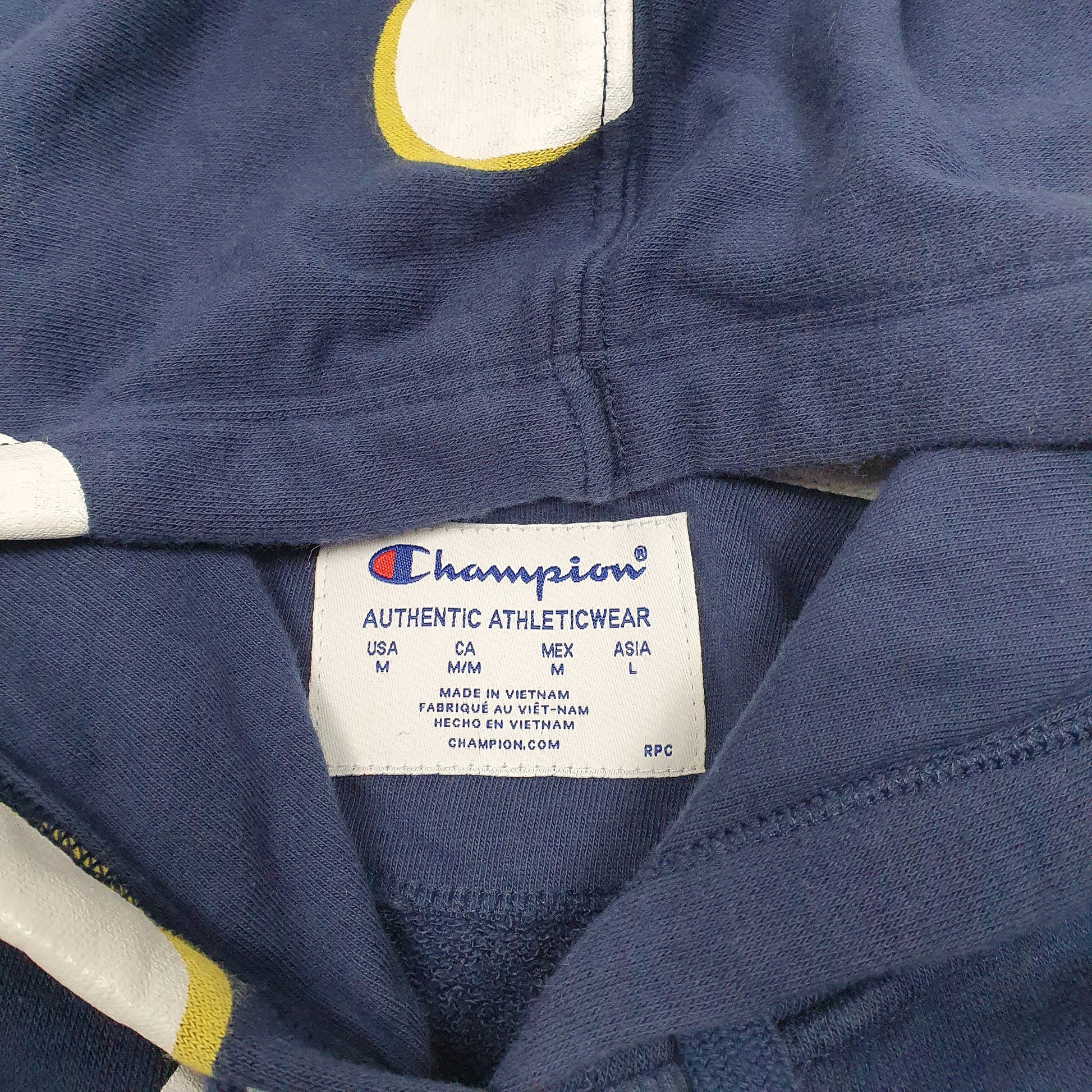 Womens Navy Champion  Hoodie Jumper