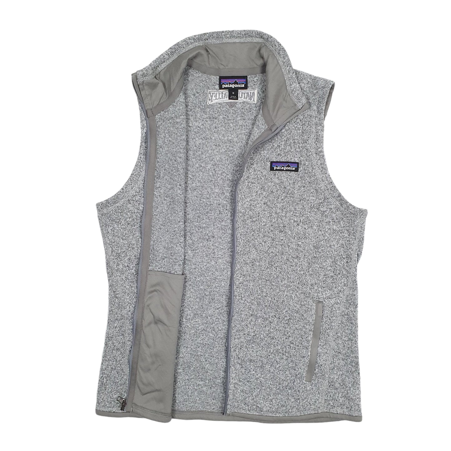 Womens Grey Patagonia Better Sweater Vest Nature Valley Gilet Jumper