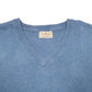 Mens Blue L.L.Bean Knit V Neck Jumper