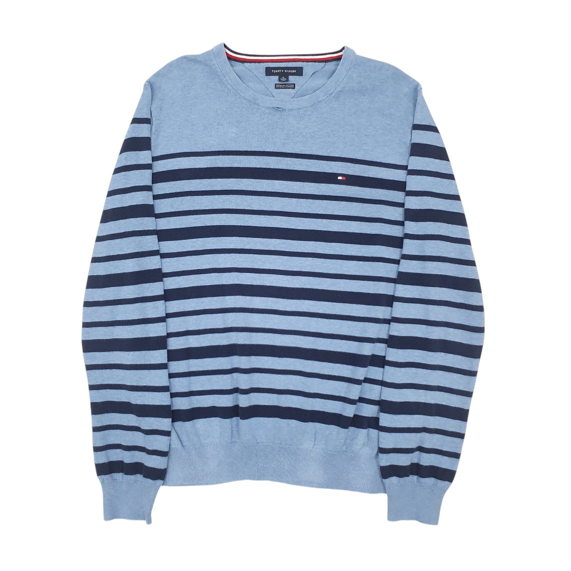 Womens Blue Tommy Hilfiger  Crewneck Jumper