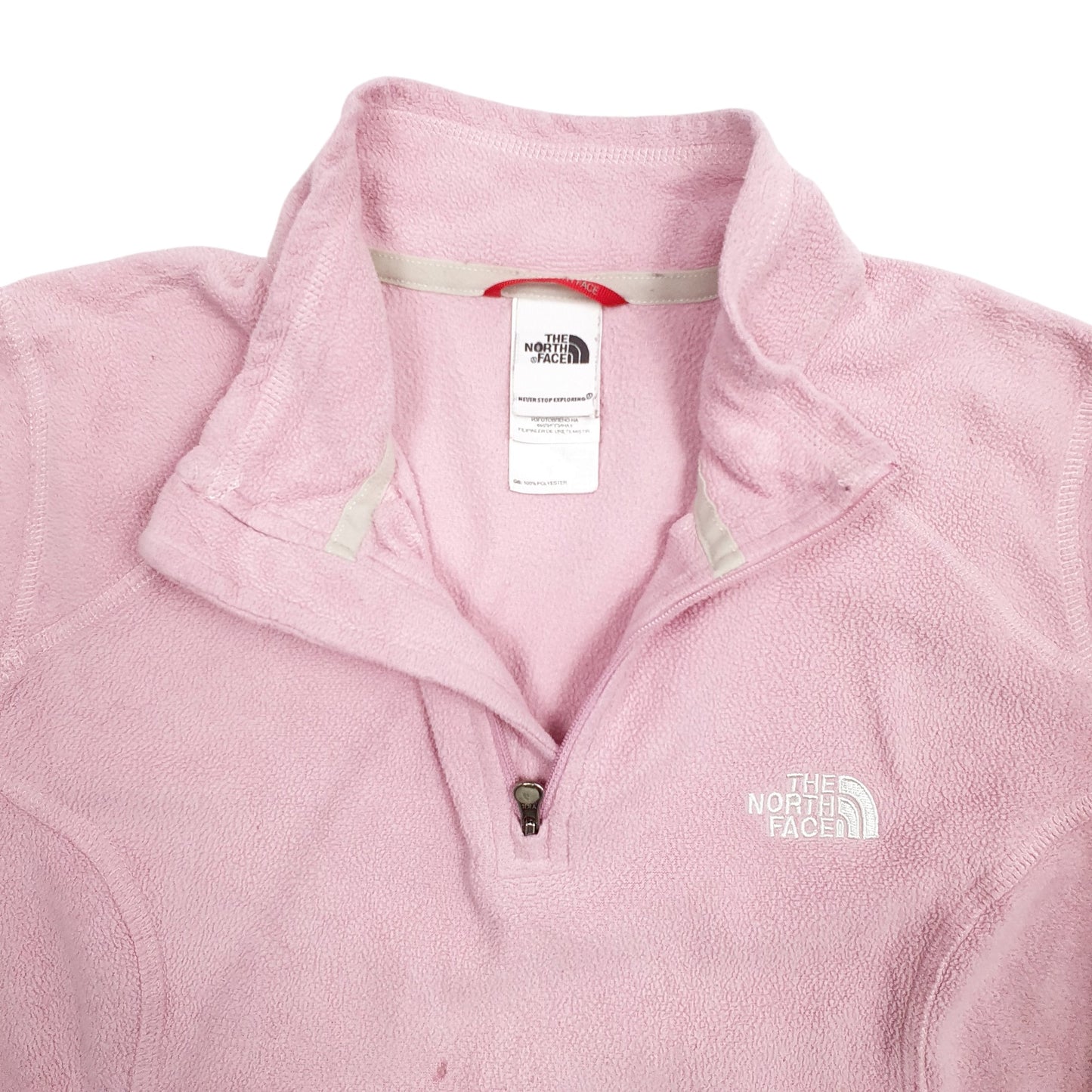 Womens Pink The North Face  Quarter Zip Jumper