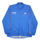 Mens Blue Adidas SCLSU Football Spellout  Coat