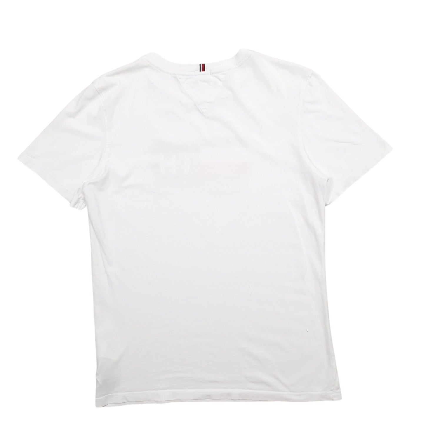 Womens White Tommy Hilfiger Spellout Short Sleeve T Shirt