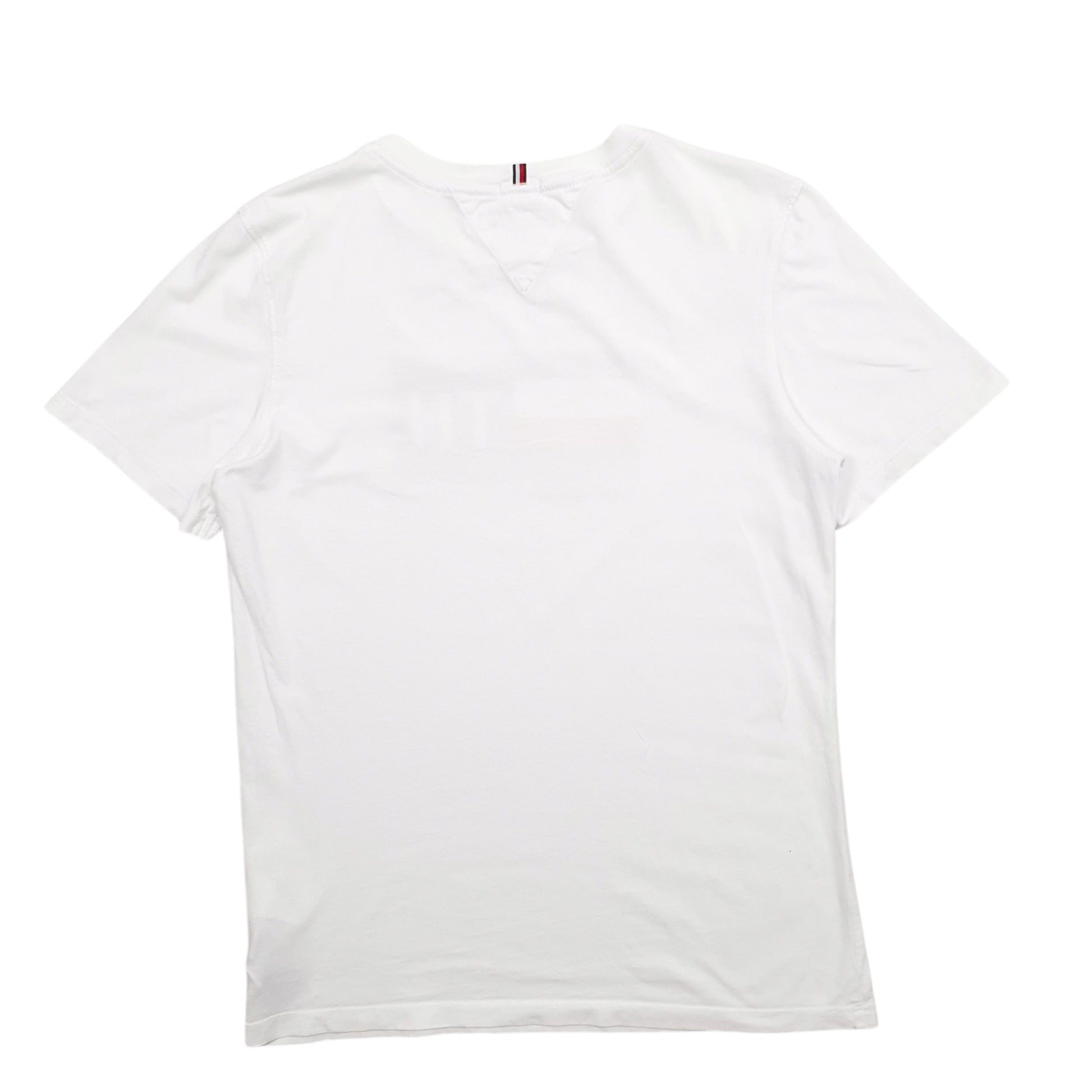 Womens White Tommy Hilfiger Spellout Short Sleeve T Shirt