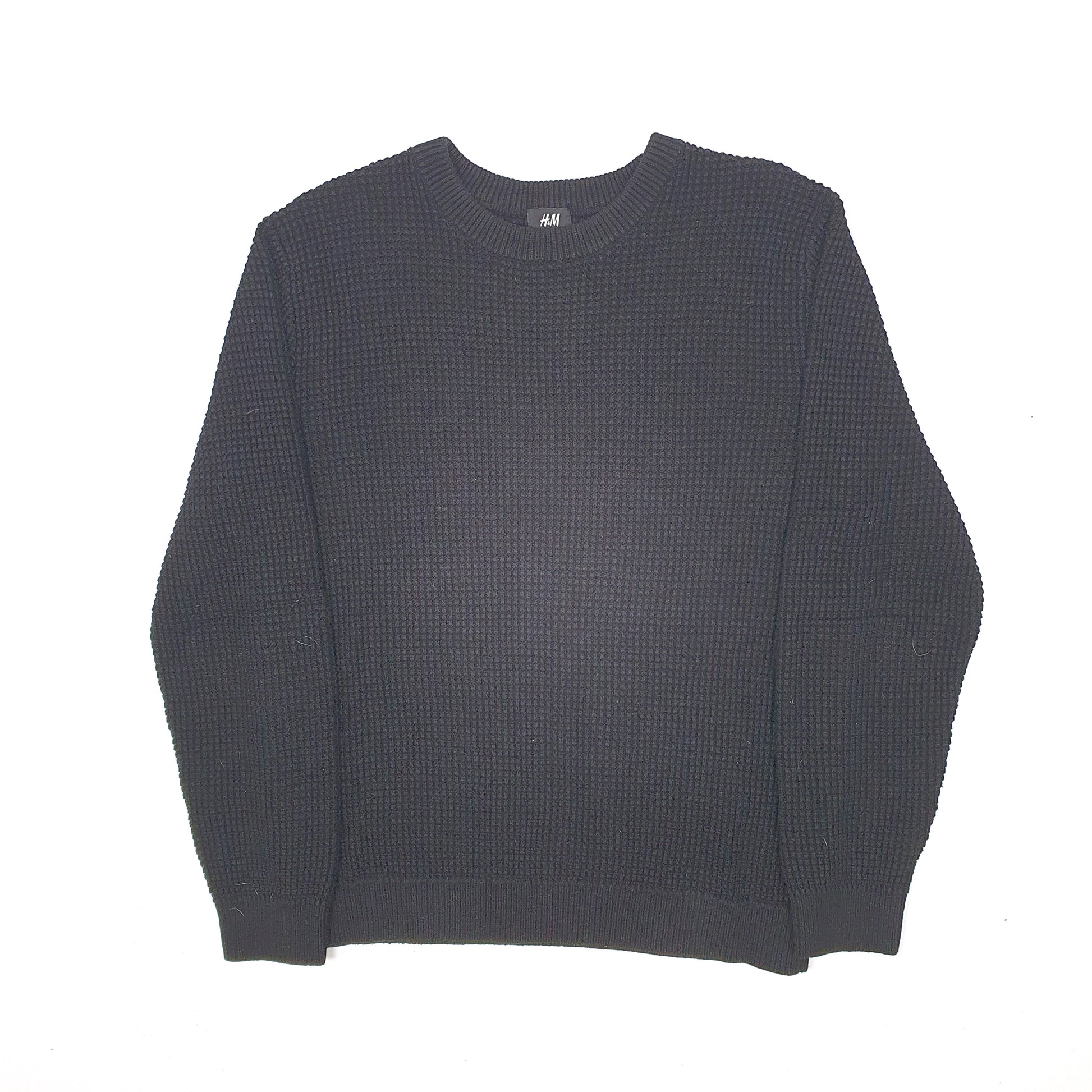 Mens Black H&M  Crewneck Jumper