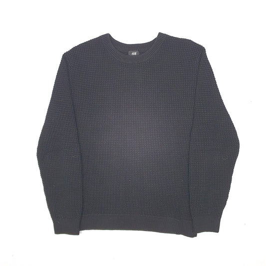 Mens Black H&M  Crewneck Jumper