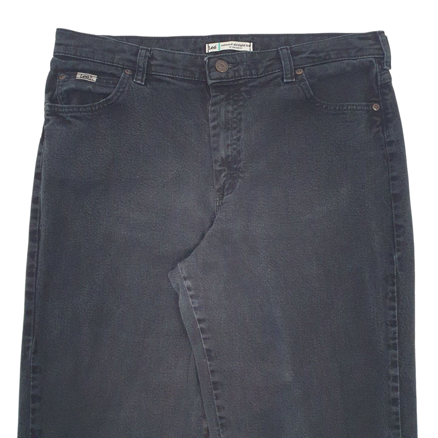 Womens Black Lee  Relaxed JeansW34 L28