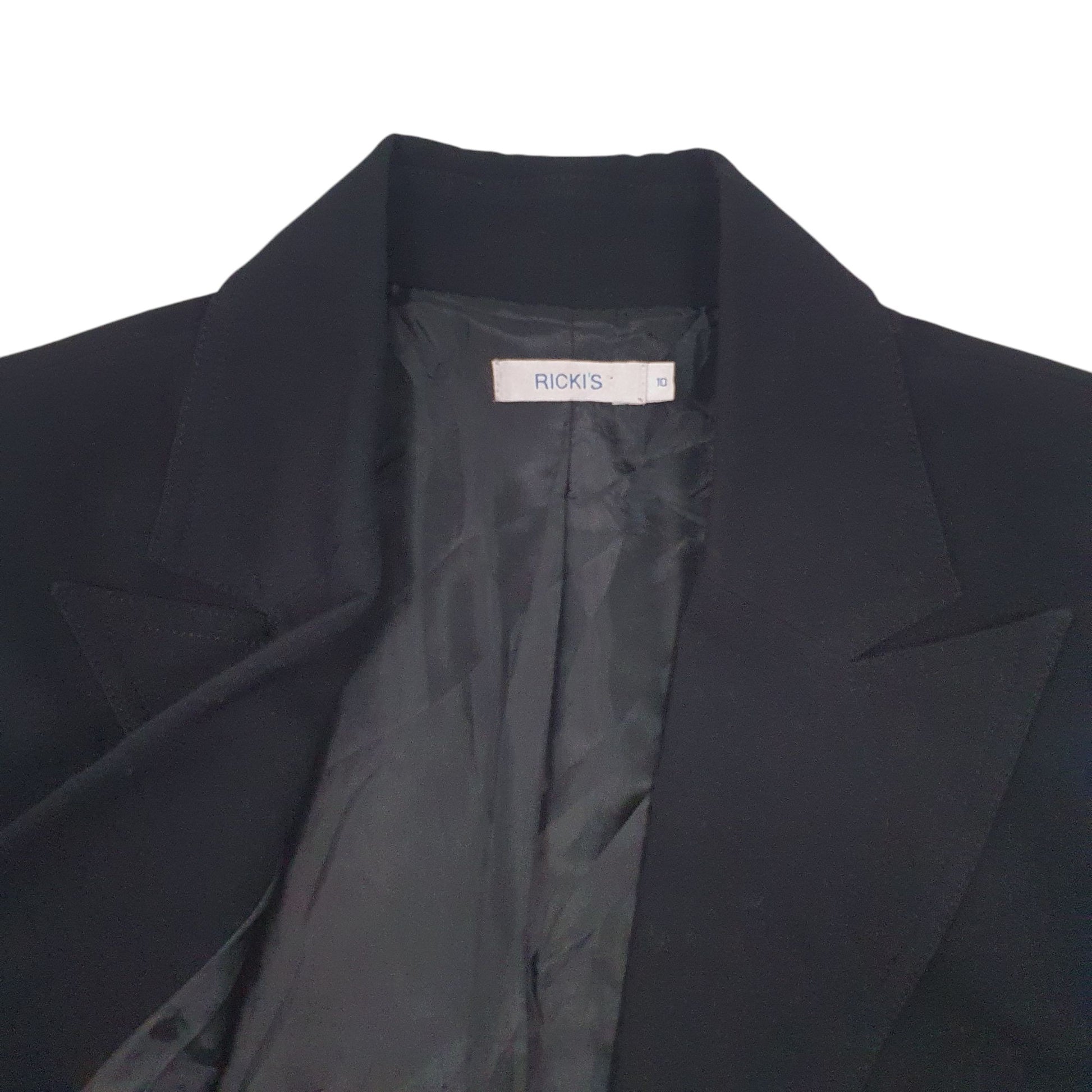 Womens Black Rickis   Coat