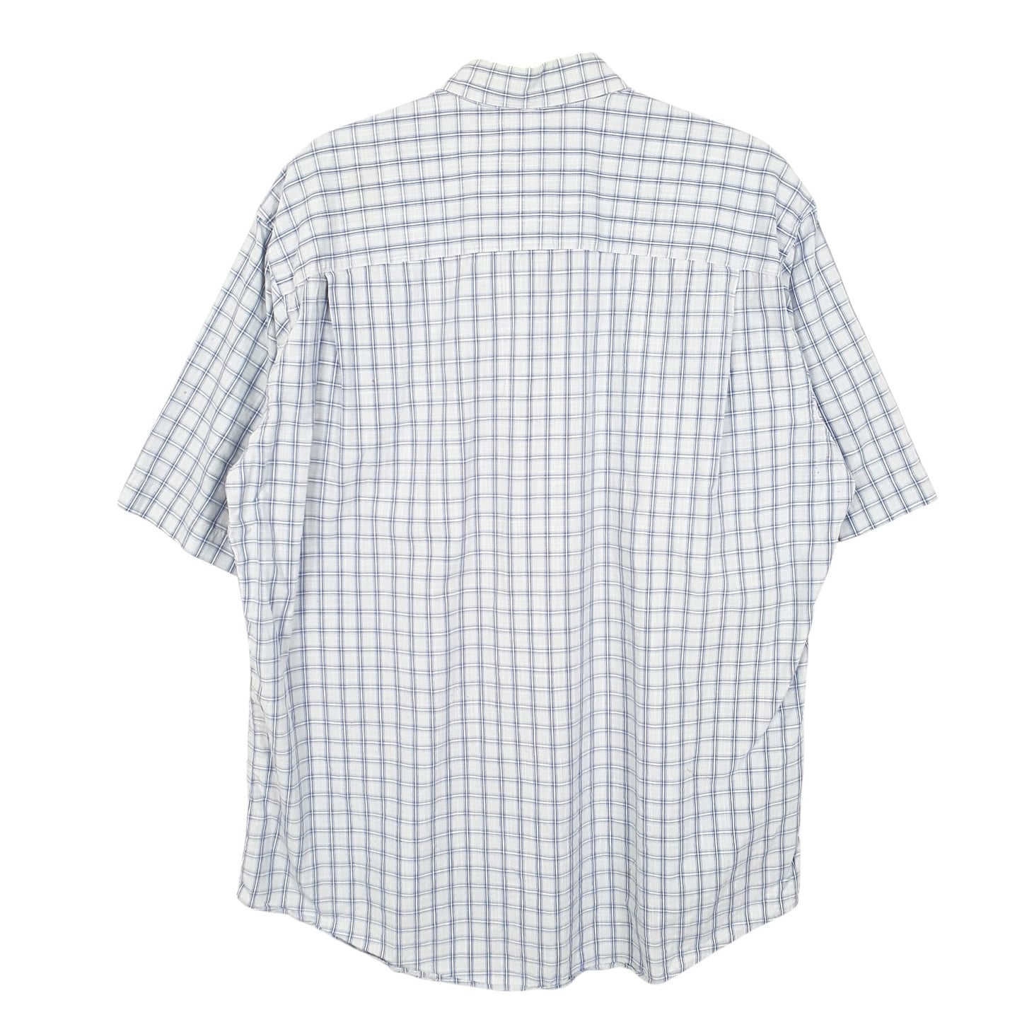 Mens Blue Burberry London Short Sleeve Shirt
