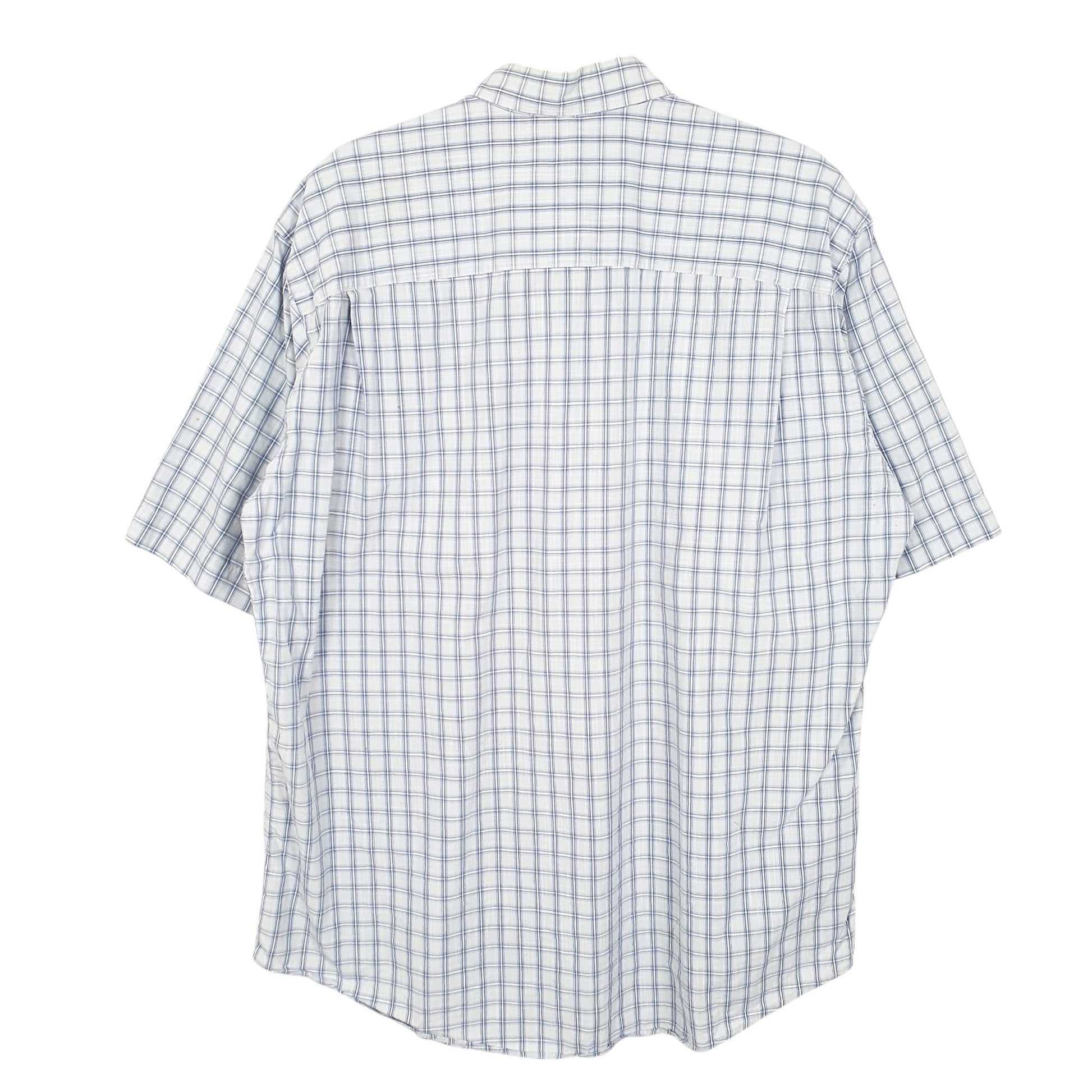 Mens Blue Burberry London Short Sleeve Shirt