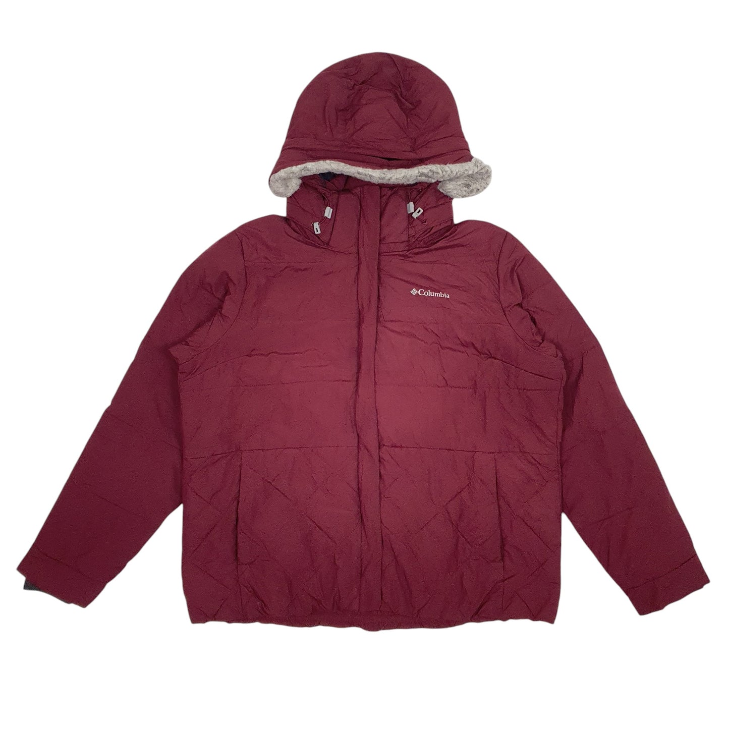 Womens Burgundy Columbia Sportswear Company   Coat