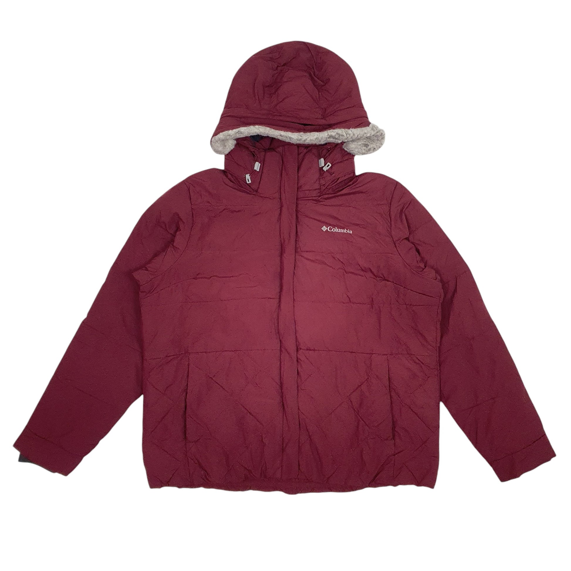 Womens Burgundy Columbia Sportswear Company   Coat