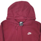 Mens Burgundy Nike  Hoodie Jumper