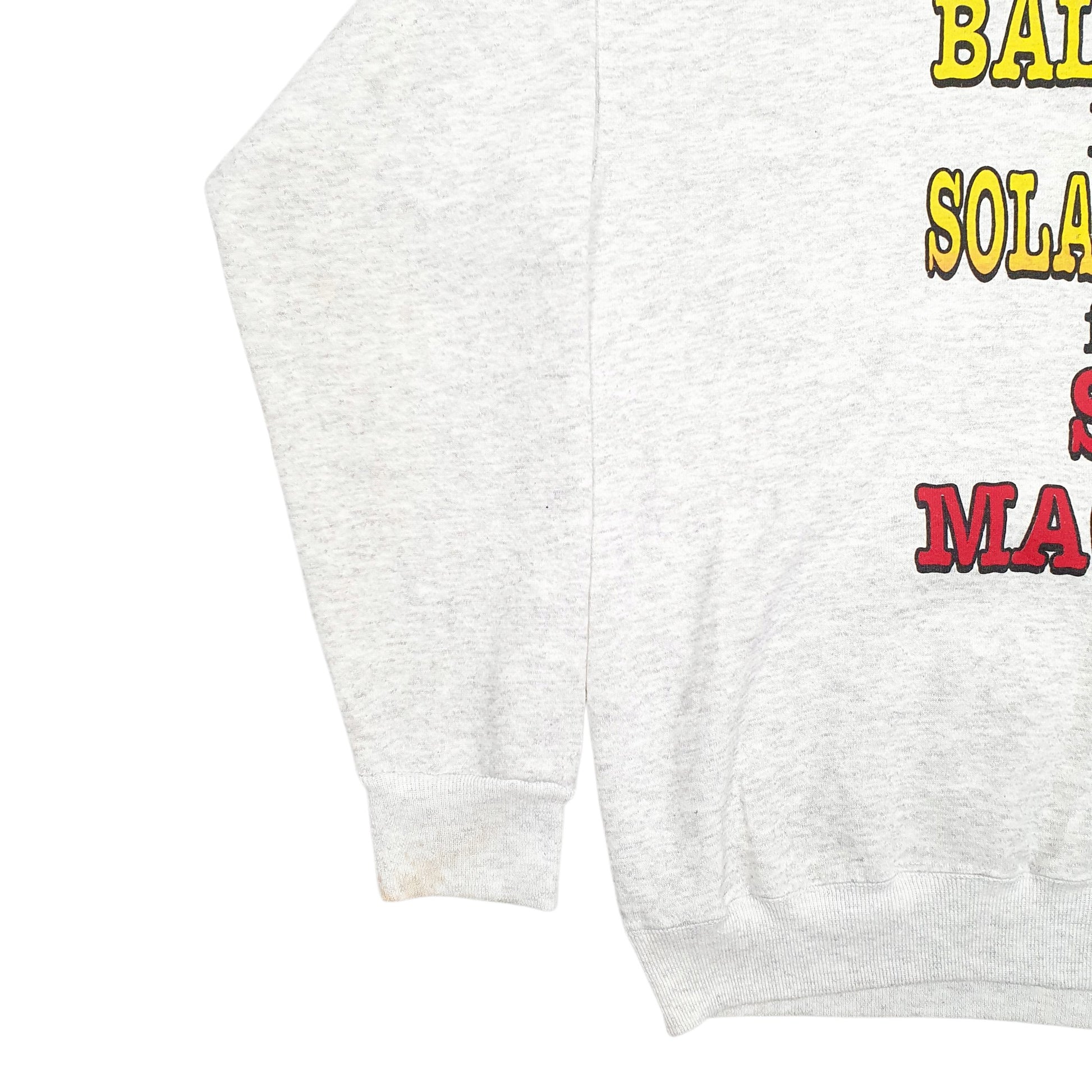 Mens Grey Lee Comedy Funny Crewneck Jumper