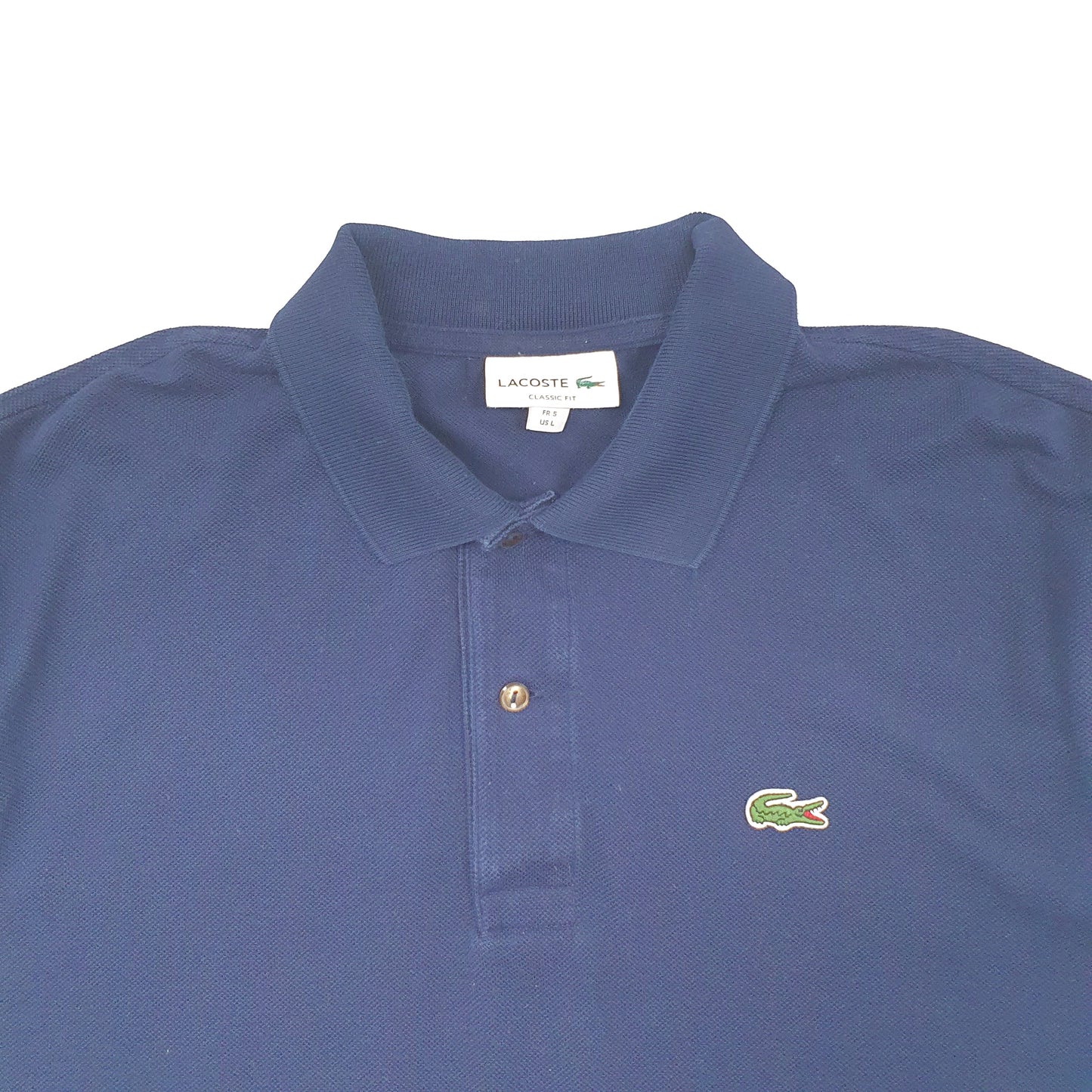 Mens Navy Lacoste Classic fit Short Sleeve Polo Shirt