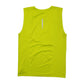 Mens Yellow Crivit Hi Vis Running Vest Sleeveless Short Sleeve T Shirt
