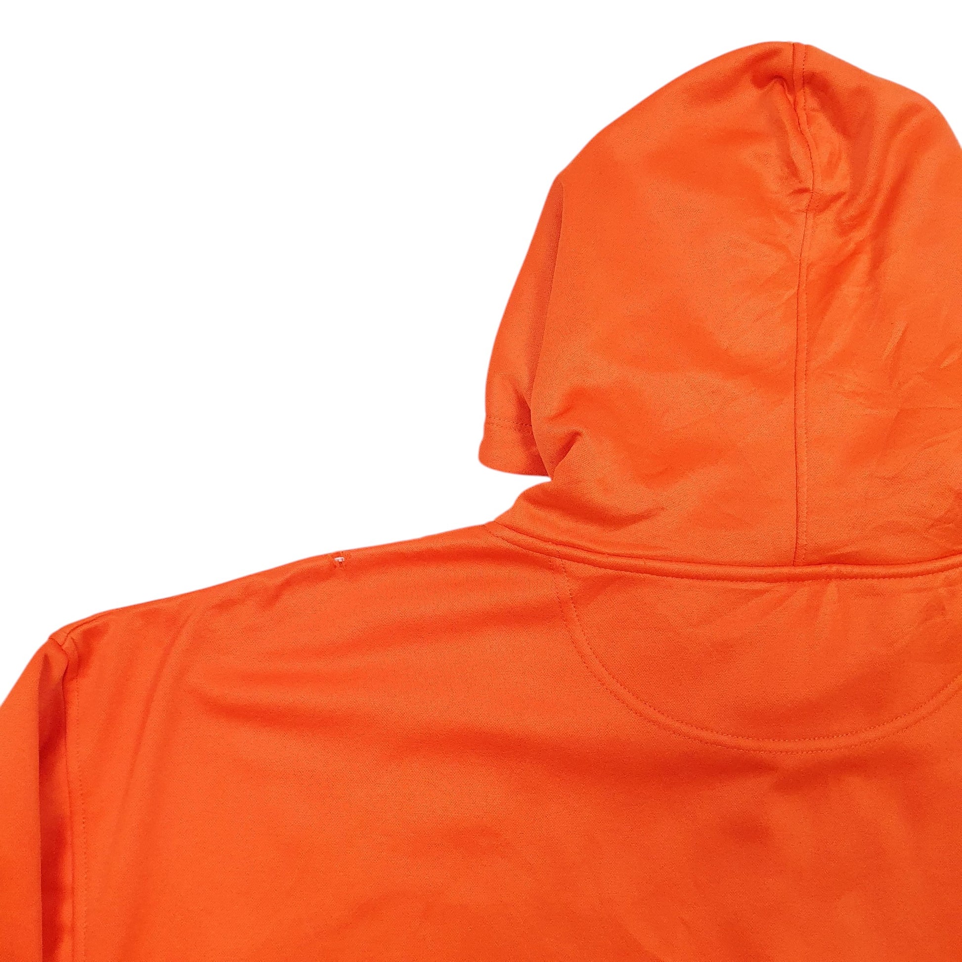 Mens Orange Champion Hoodie S Letterman Active Full Zip Jumper