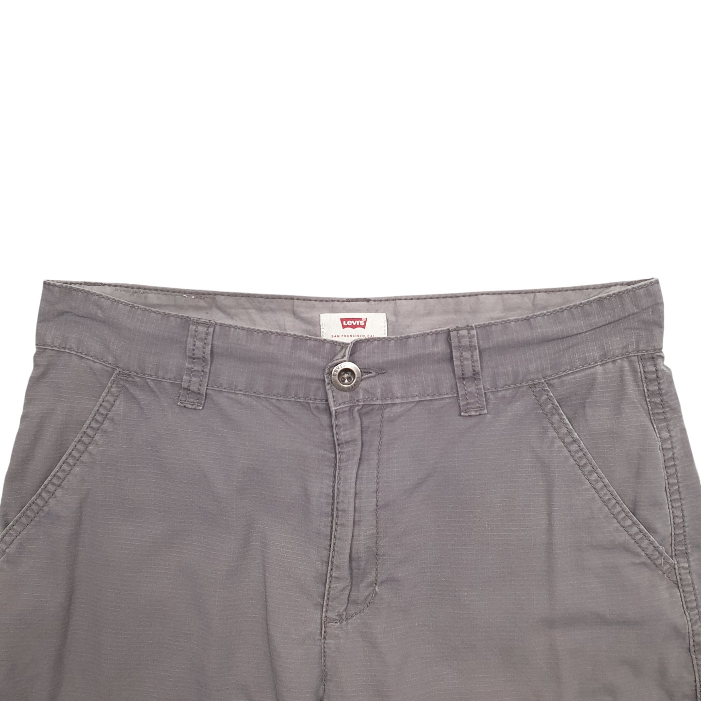 Mens Grey Levis  Cargo Shorts