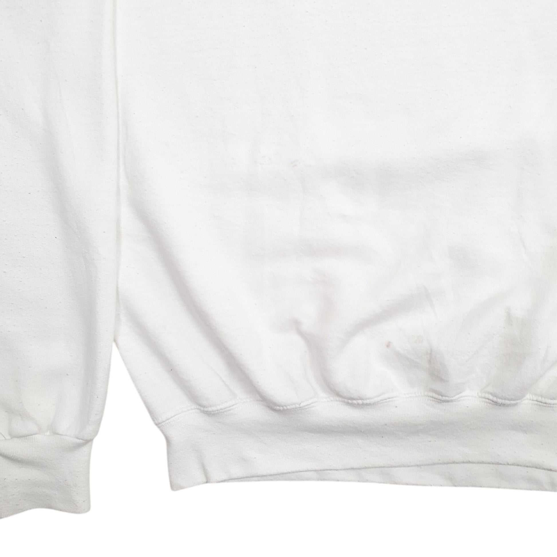 Mens White Champion Tenesse Spellout Crewneck Jumper
