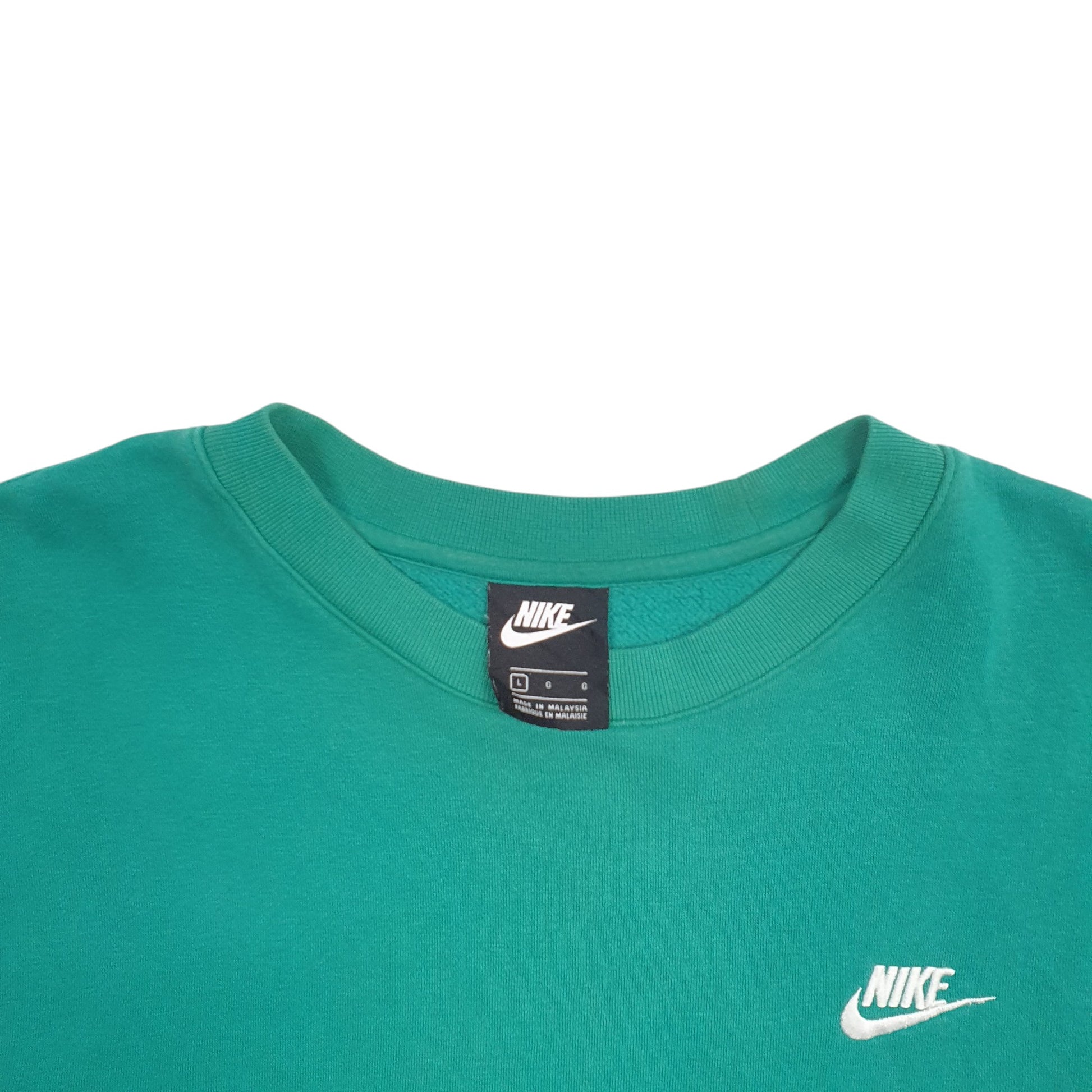 Mens Green Nike  Crewneck Jumper