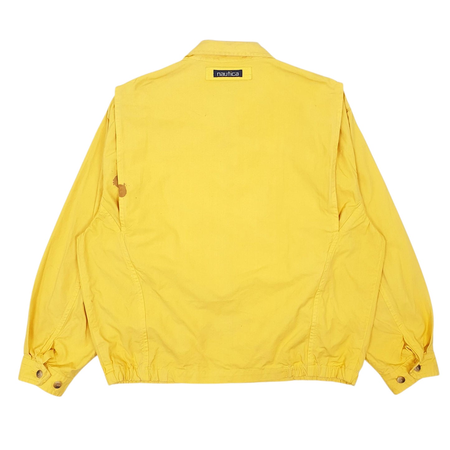 Mens Yellow Nautica Vintage 90s  Coat