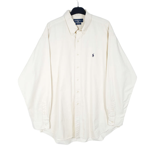 Mens Cream Ralph Lauren  Long Sleeve Shirt