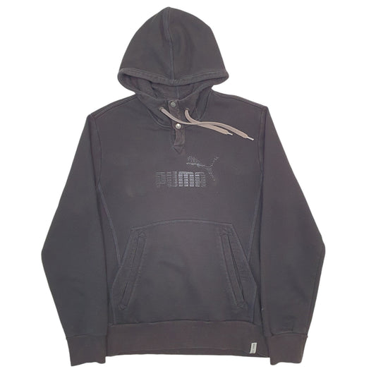 Mens Black Puma  Hoodie Jumper