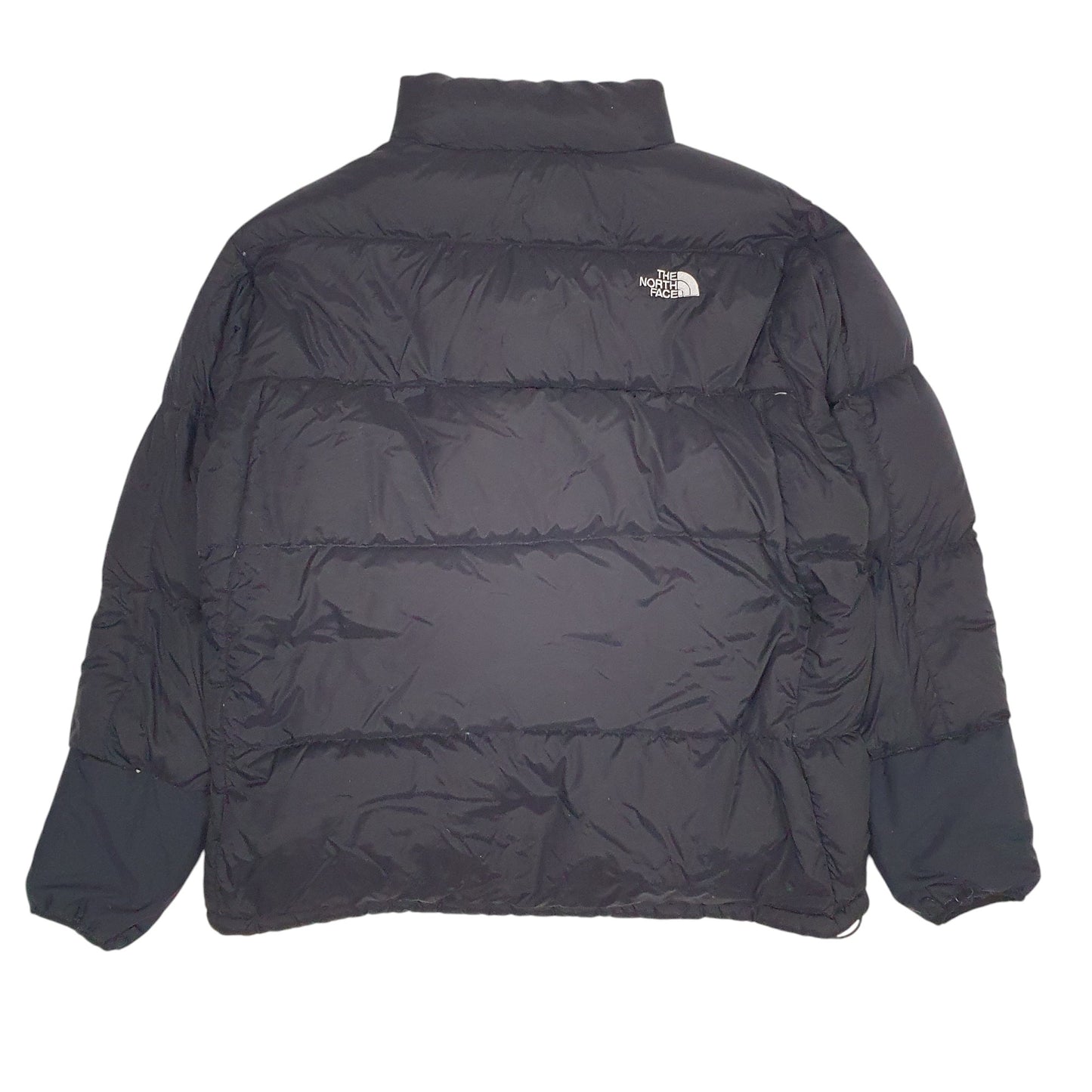 Mens Black The North Face Nuptse Quarter Zip Coat