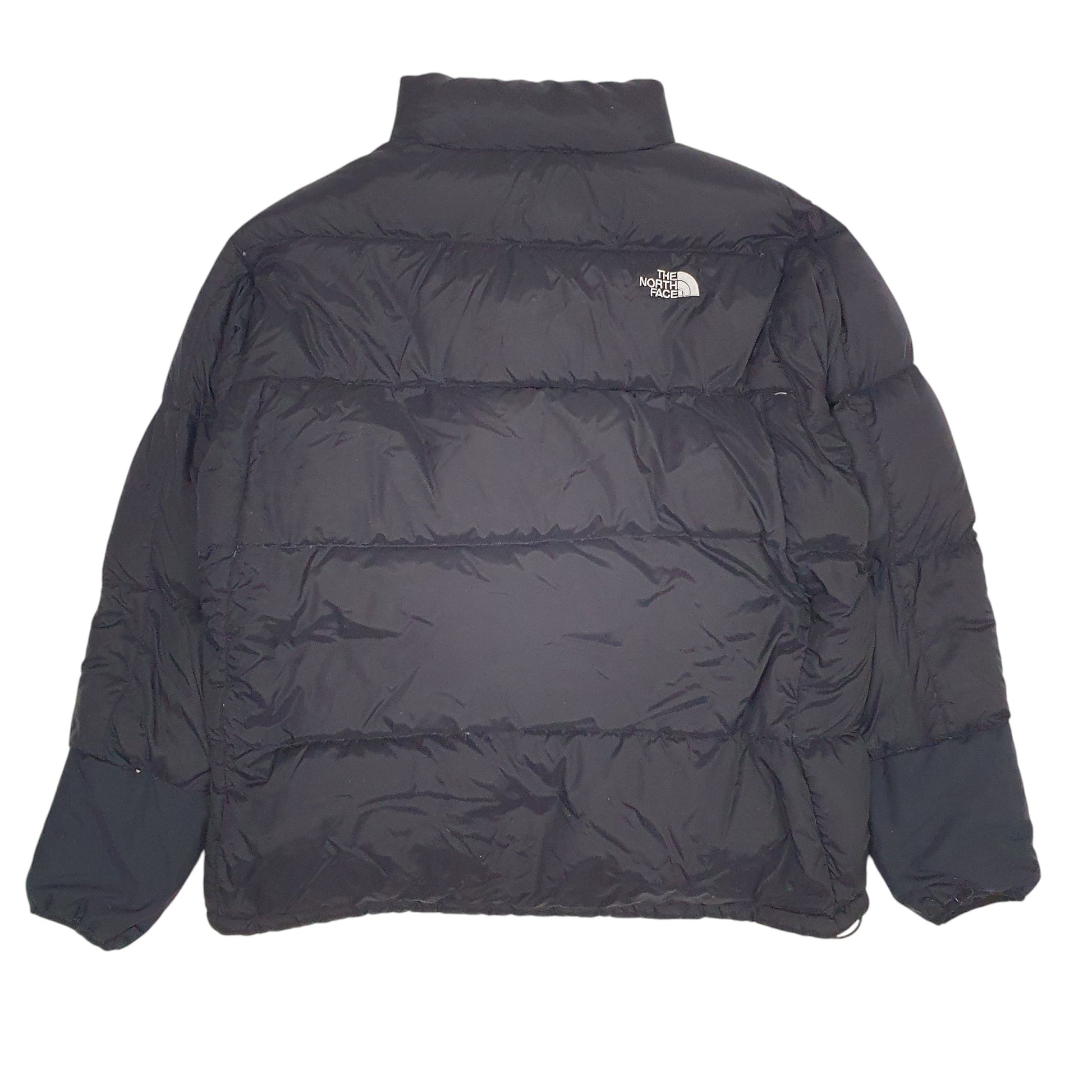 Mens Black The North Face Nuptse Quarter Zip Coat