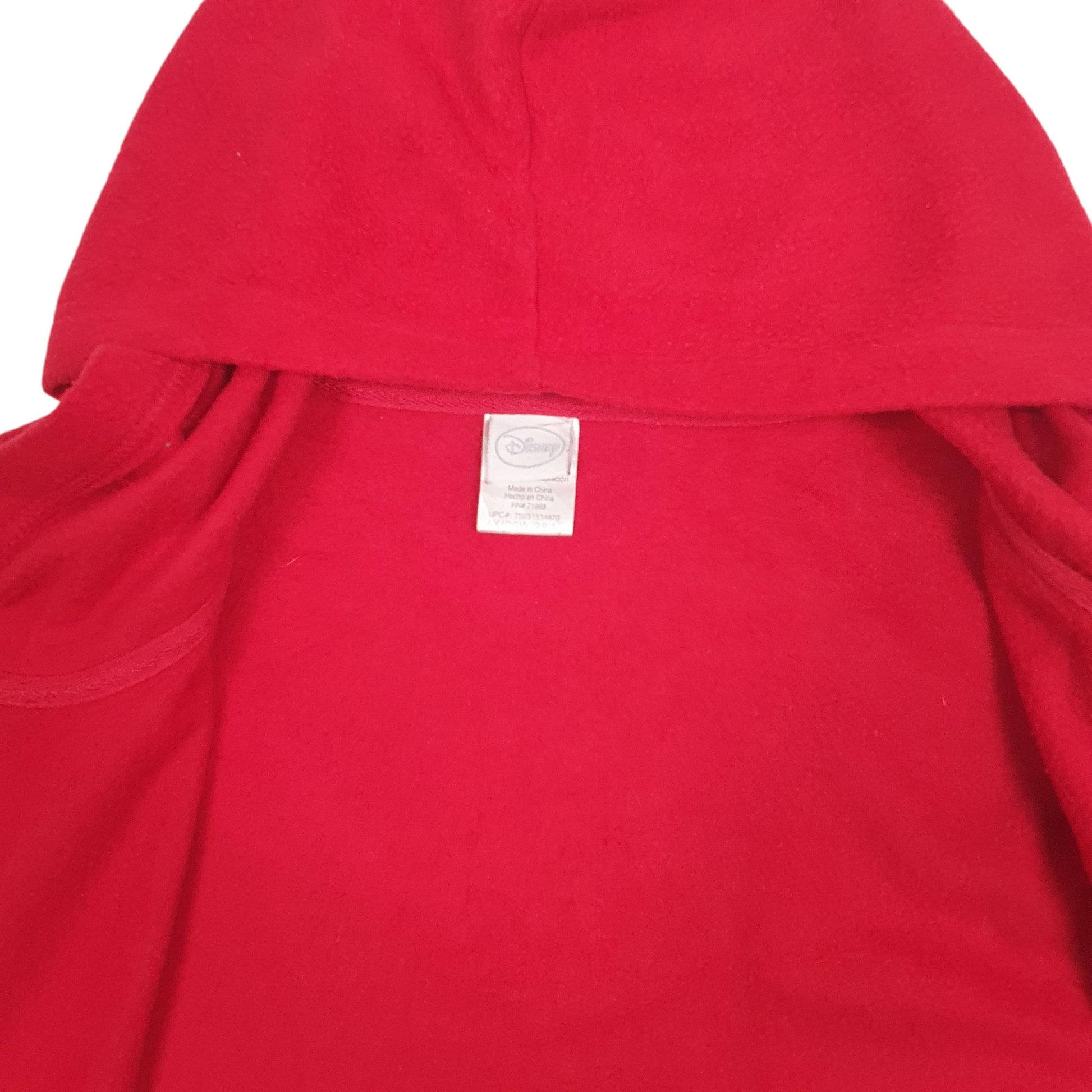 Womens Red Disney  Full Zip Jumper