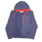 Mens Navy Fila Hoodie Full Zip Jumper
